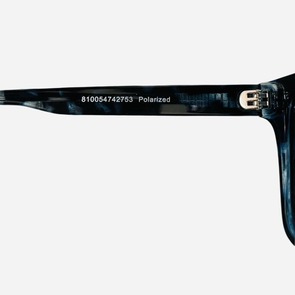 Prive Revaux The Beau Blue Marble Square Polarized Sunglasses with Case New - Picture 11 of 13